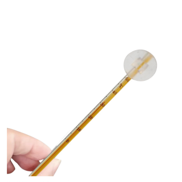 Animaux Submersible Glass Aquarium Thermometer with Suction Cup - Accurate Temperature Monitor for Fish Tanks and Ponds