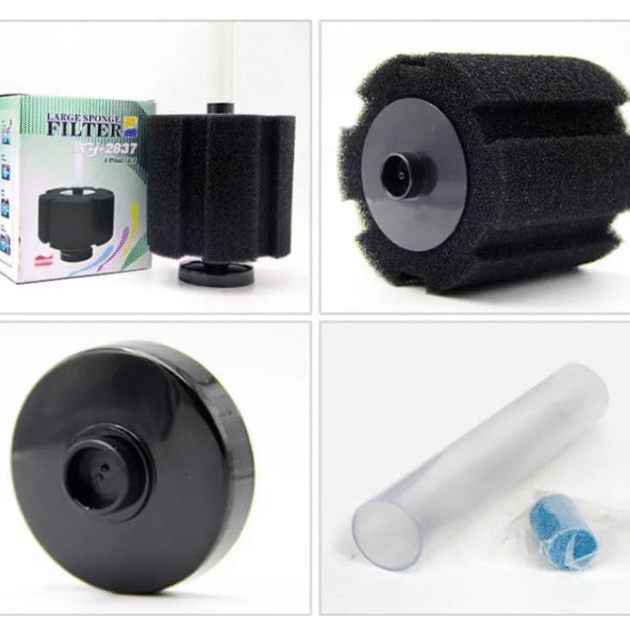 Xinyou Xy-2837 Large Sponge Filter Aquarium Fish Tank Biochemical Sponge Filter For Fresh Water/Salt Water Aquarium.