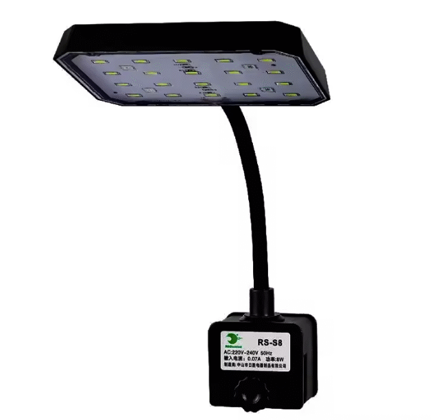 RS-S8 | 8W Bright Clip-On LED Best Aquarium Light for 20–30cm Fish Tank