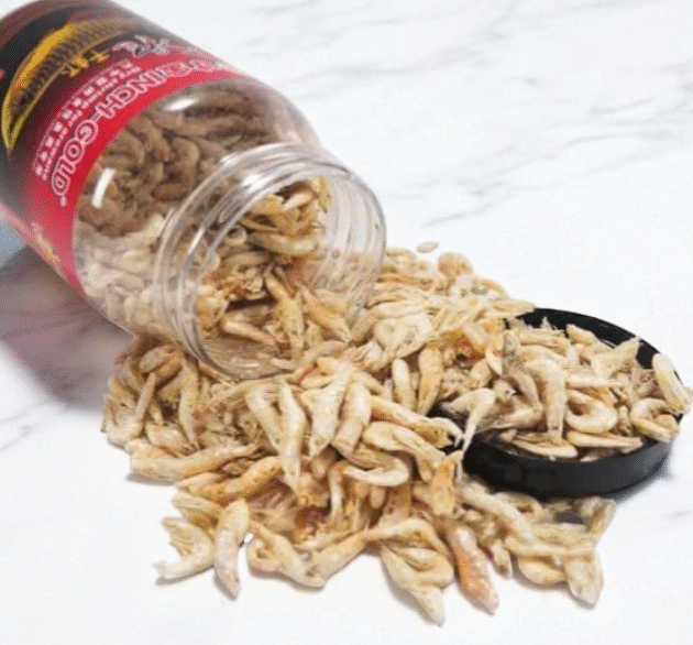 Inch Gold Dry Shrimp for Arowana, 100G for Large and Middle Size of Carnivorous Fish