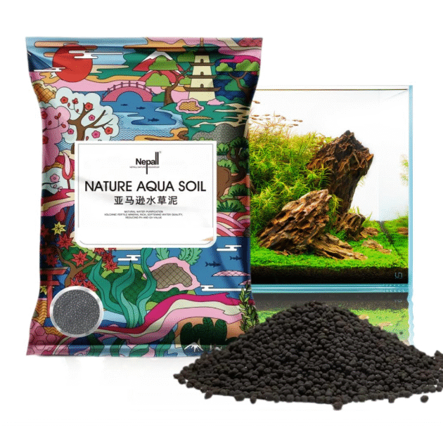 Animaux Nepall Aqua (3L) Soil Planted Aquarium Substrate | Fish Tank Water Grass Mud For Natural Aquatic Plants And Shrimps | No Cloudiness | Clear Water | Rich Nutrients