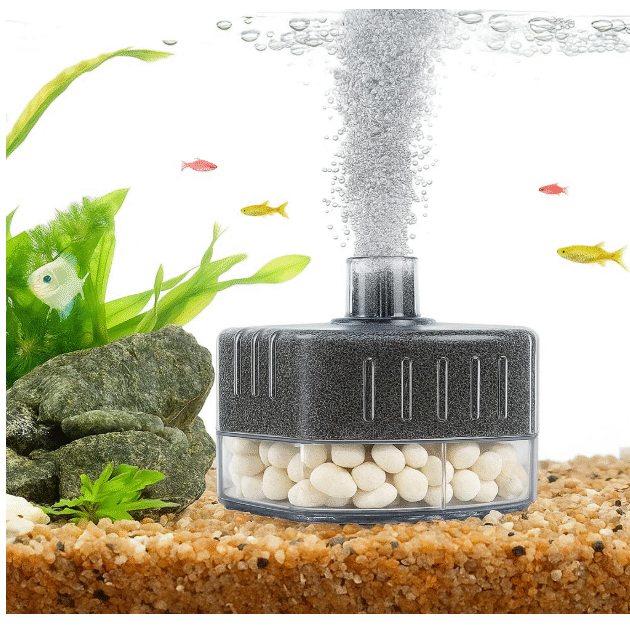 Animaux Aquarium Sponge Filter BL A02 - SERIES with 2M Airline Tube | Air-Powered Oxygen Bubble Filter for Small Fish, Betta, Shrimp Tanks | Biological Filtration | Quiet & Gentle | Air Pump Not Included